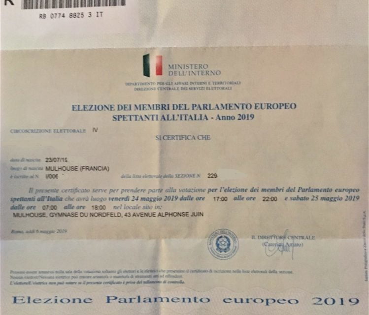 Élections européennes depuis Mulhouse: comment j&rsquo;ai perdu mon latin… en votant avec les italiens !