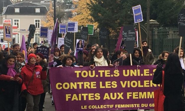 Plus de 300 manifestant-es contre les violences faites aux femmes à Mulhouse