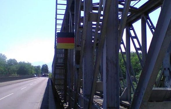 Une illustration du Schengen de l’absurde à la frontière allemande, près de Mulhouse