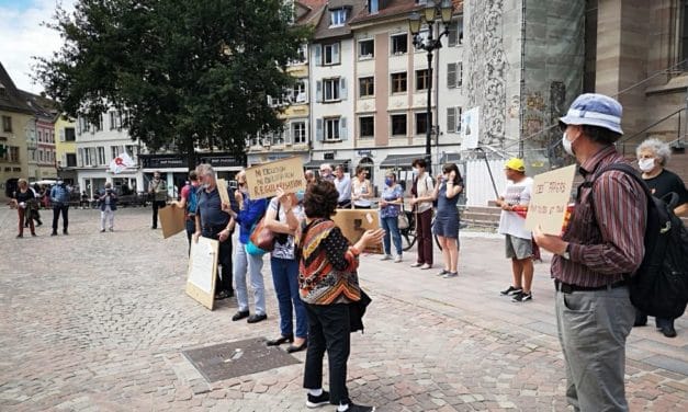 A Mulhouse, un rassemblement pour la journée mondiale de solidarité avec les réfugiés