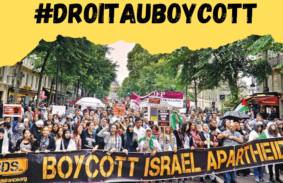 Des militants mulhousiens ayant appelé au boycott de produits Israeliens réclament la reconnaissance de leur droit d’expression par la justice française