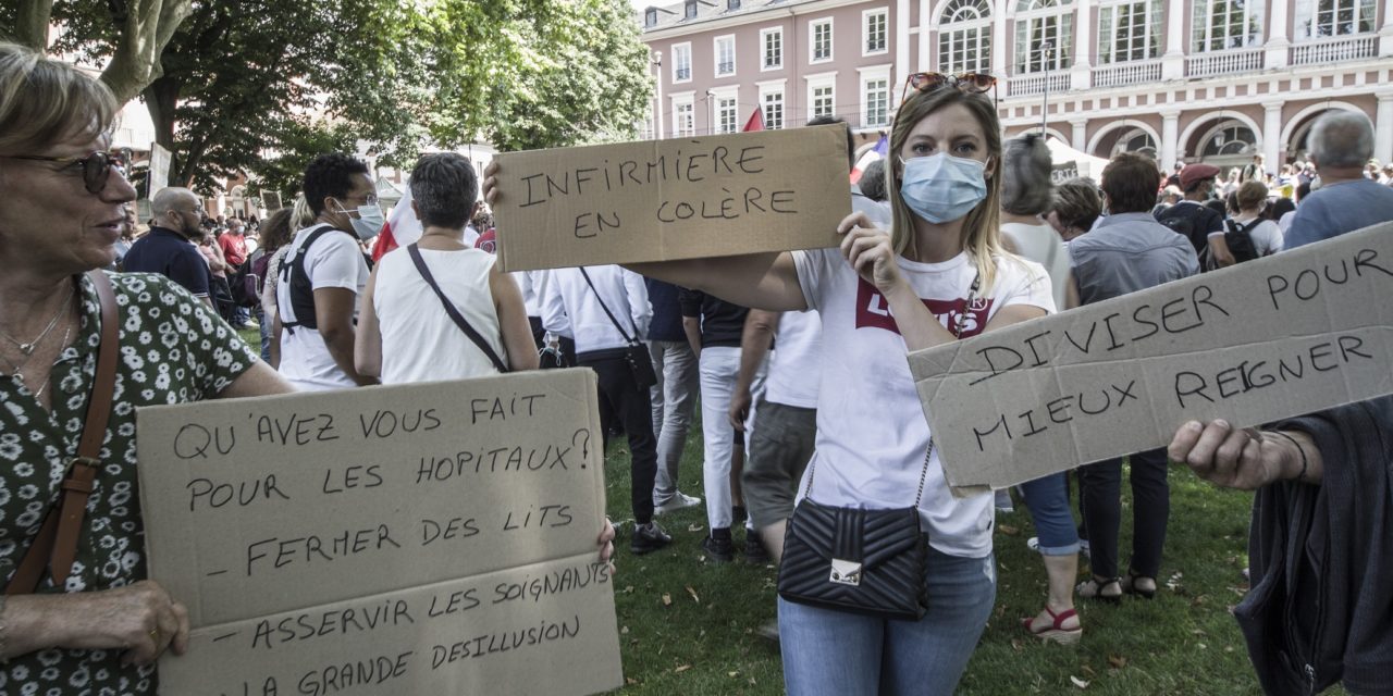 Troisième manifestation contre le pass sanitaire à Mulhouse : nouveau record de participation