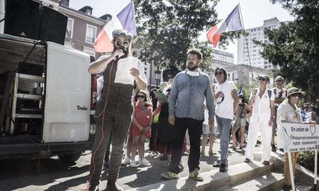 Huitième démonstration anti-pass sanitaire à Mulhouse