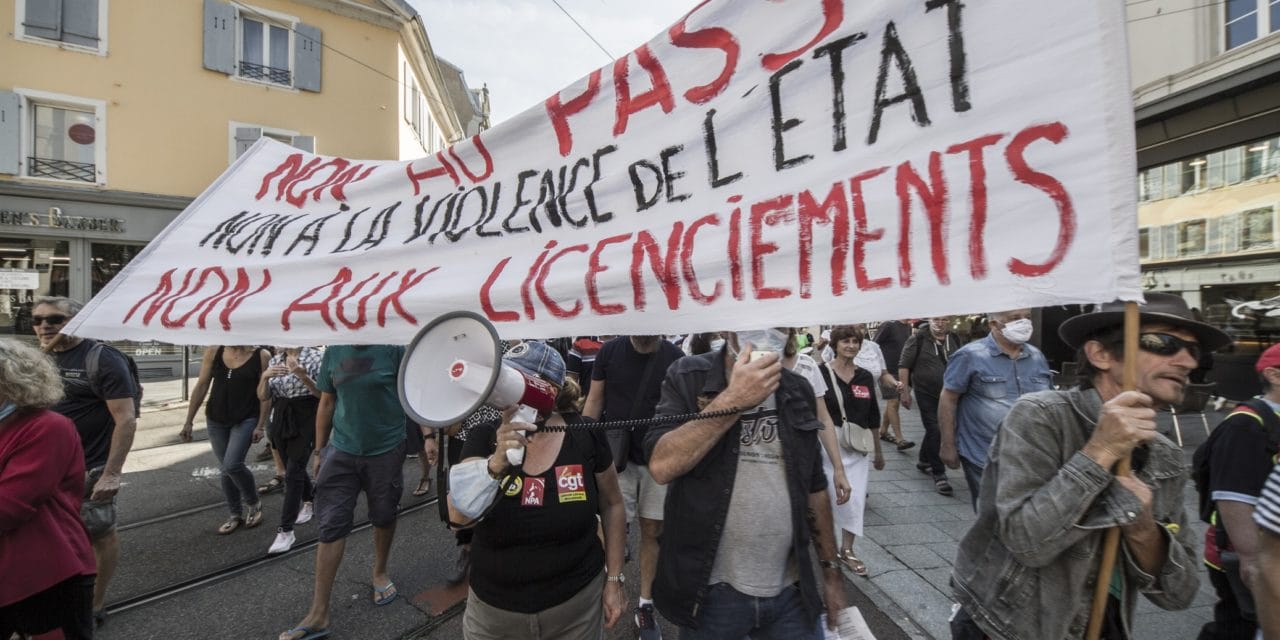 A Mulhouse, acte 10 des manifestations anti-pass et contre les suspensions de soignants