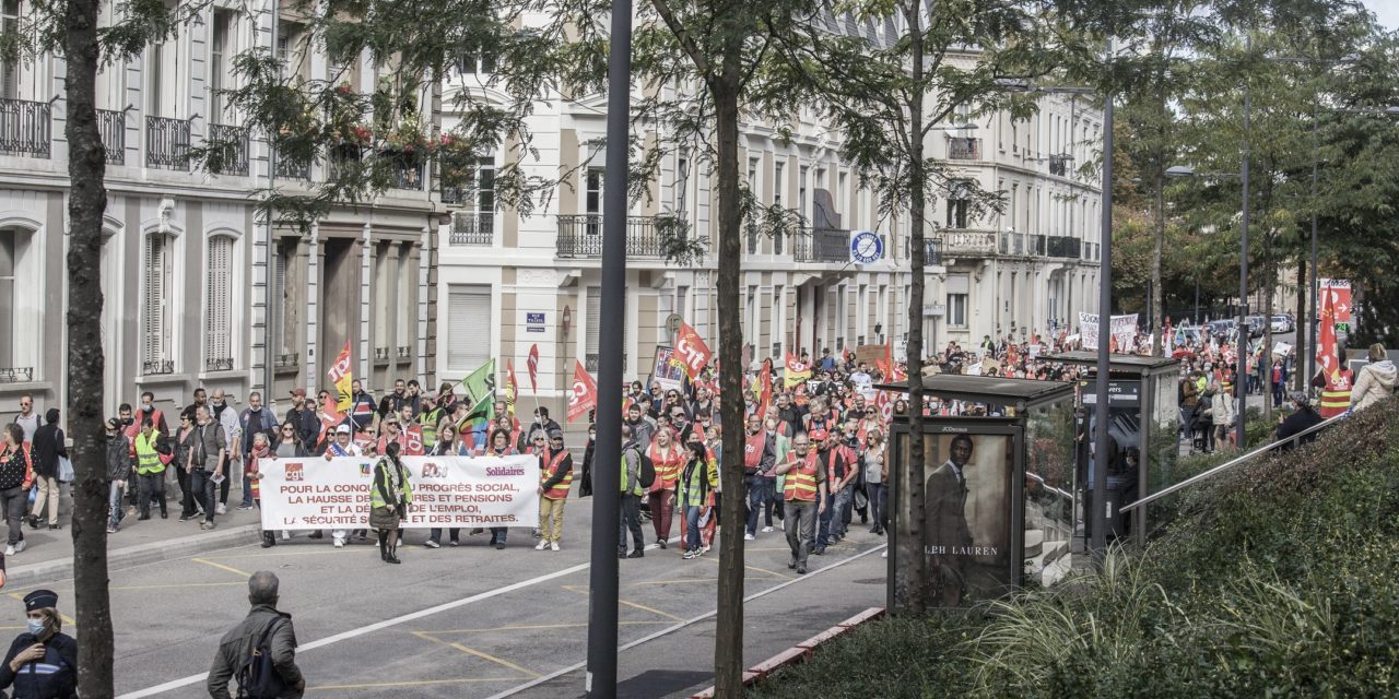 Journée intersyndicale du mardi 5 octobre : 500 manifestants à Mulhouse. Est-ce bien raisonnable ?