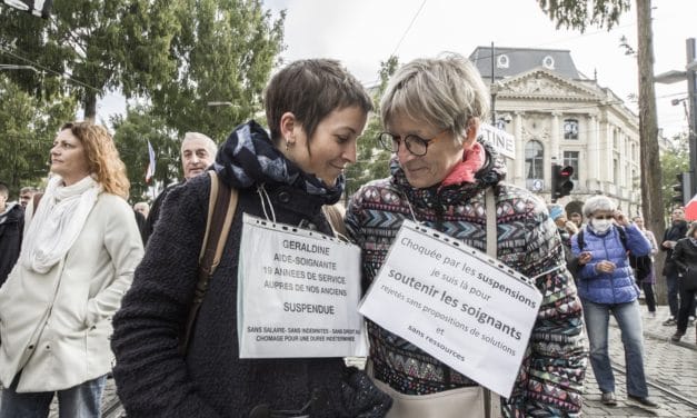 Quatorzième manifestation anti-passe du samedi à Mulhouse, marquée par le retour des gilets jaunes…