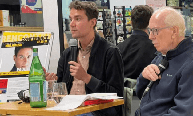 Paul Poulain, auteur du livre « Tout peut exploser », à Mulhouse