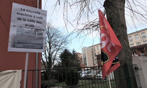 A Mulhouse, des enseignant-es en grève au lycée Charles Stoessel