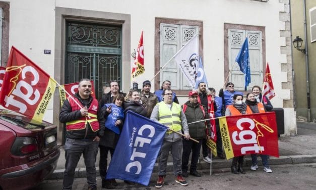 Mouvement de grève intersyndical chez les agents de sécurité à Colmar et en région