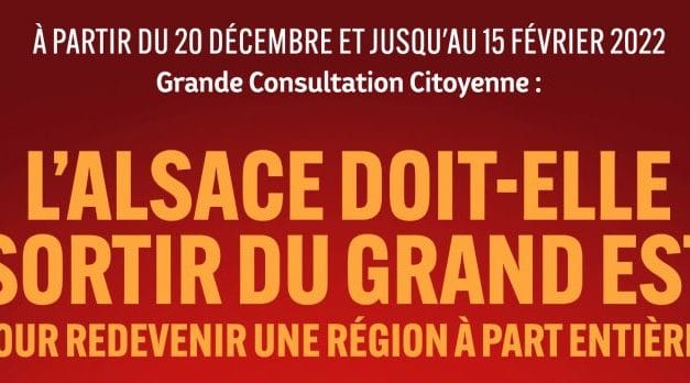 Consultation de la CEA sur le Grand Est : les citoyens alsaciens ont (enfin) leur mot à dire !