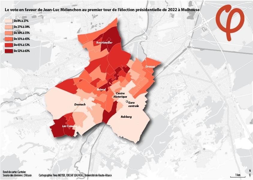 Élection présidentielle : illustration en six cartes d’un vote de classe à Mulhouse
