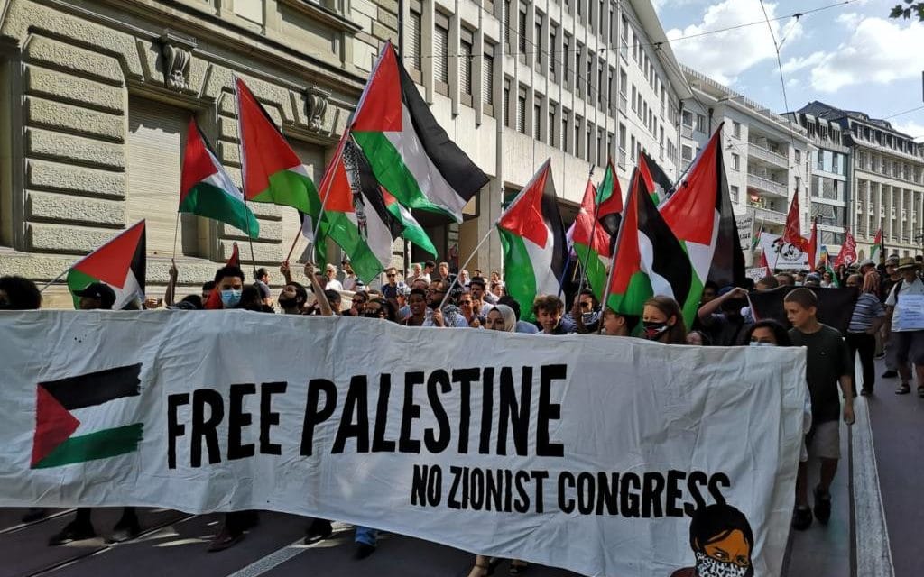 A Bâle, une protestation contre la commémoration du 15° anniversaire du premier congrès sioniste