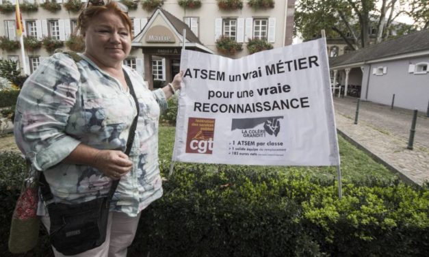 Des ATSEM de la ville de Mulhouse une nouvelle fois en grève