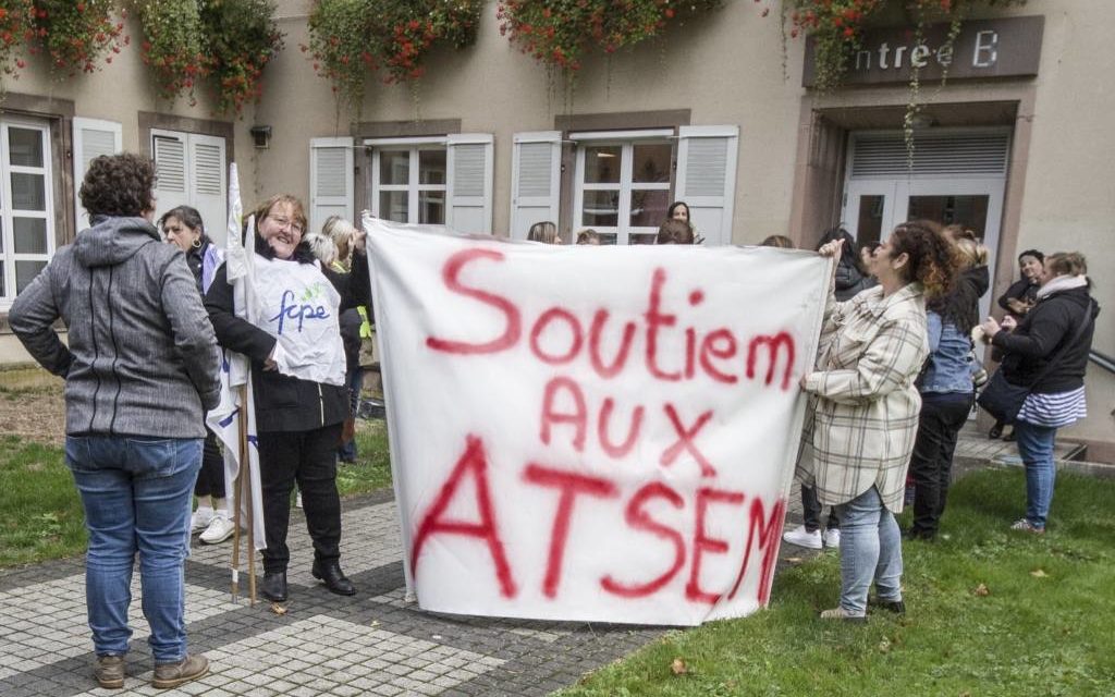 Manifestation des ATSEM de Mulhouse : des négociations (partiellement) fructueuses avec une municipalité « vénère »