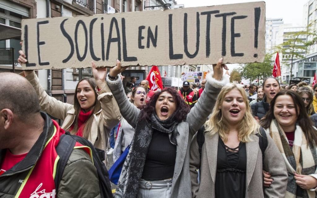 A Mulhouse, des centaines de personnes réunies pour la justice sociale et l’augmentation des salaires