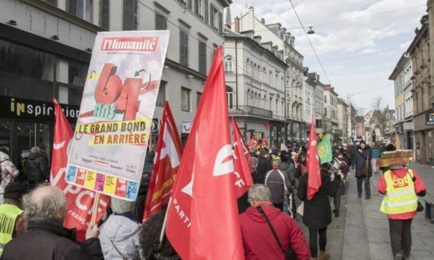 Acte IV des manifestations contre la réforme des retraites réussi à Mulhouse [vidéos et photos]