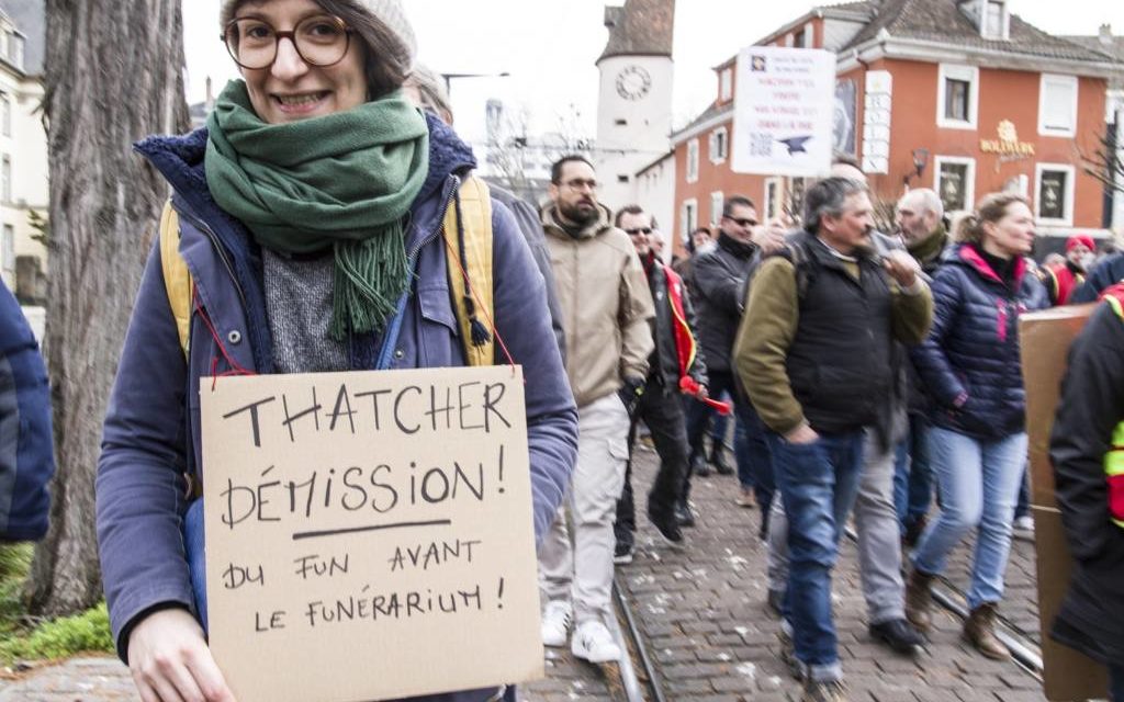 [Vidéo et photos] Manifestations contre la réforme des retraites : record battu à Mulhouse, avec plus de 10.000 manifestants !