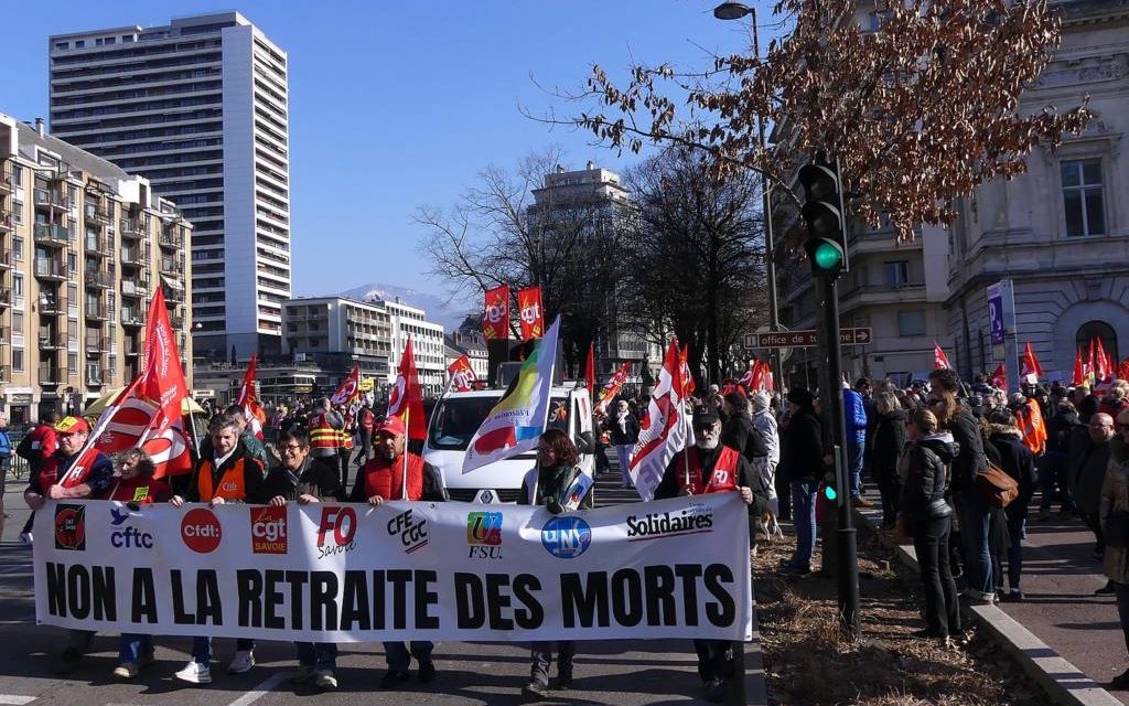 Réforme des retraites : plus de 3500 manifestants à Mulhouse. L’intersyndicale du 68 interpelle les parlementaires du sud-Alsace