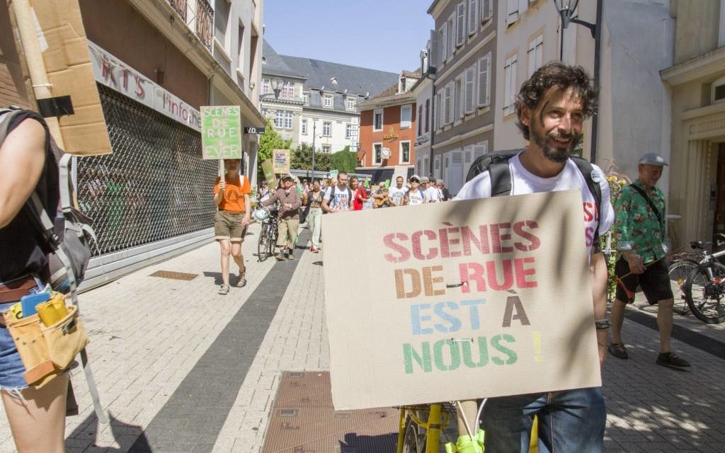 [Audio] « Scènes de rue est à nous » ! A Mulhouse, on organise mordicus la résistance du spectacle vivant