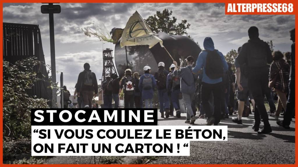 [Vidéo et photos] A Wittelsheim, près de Mulhouse, une (dernière ?) manifestation contre l&rsquo;enfouissement des déchets dans Stocamine