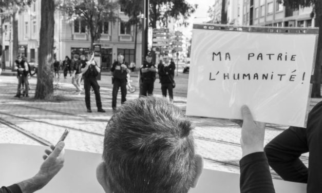 A Mulhouse, une manifestation contre les violences policières et le racisme systémique