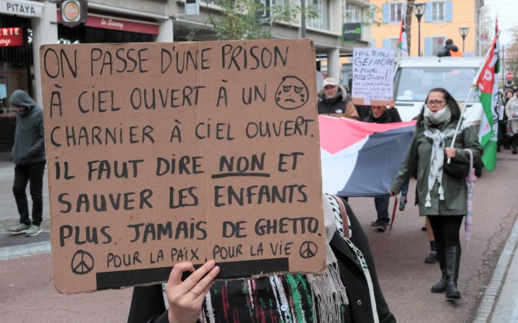 [En accès libre] : Nouvelle manifestation en défense de la Palestine à Mulhouse [Audio]