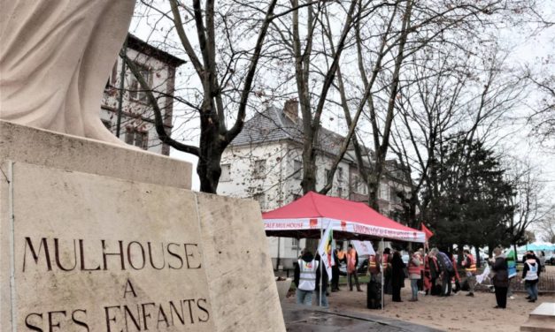 [Vidéos et photos] Manifestation des enseignants des lycées professionnels à Mulhouse