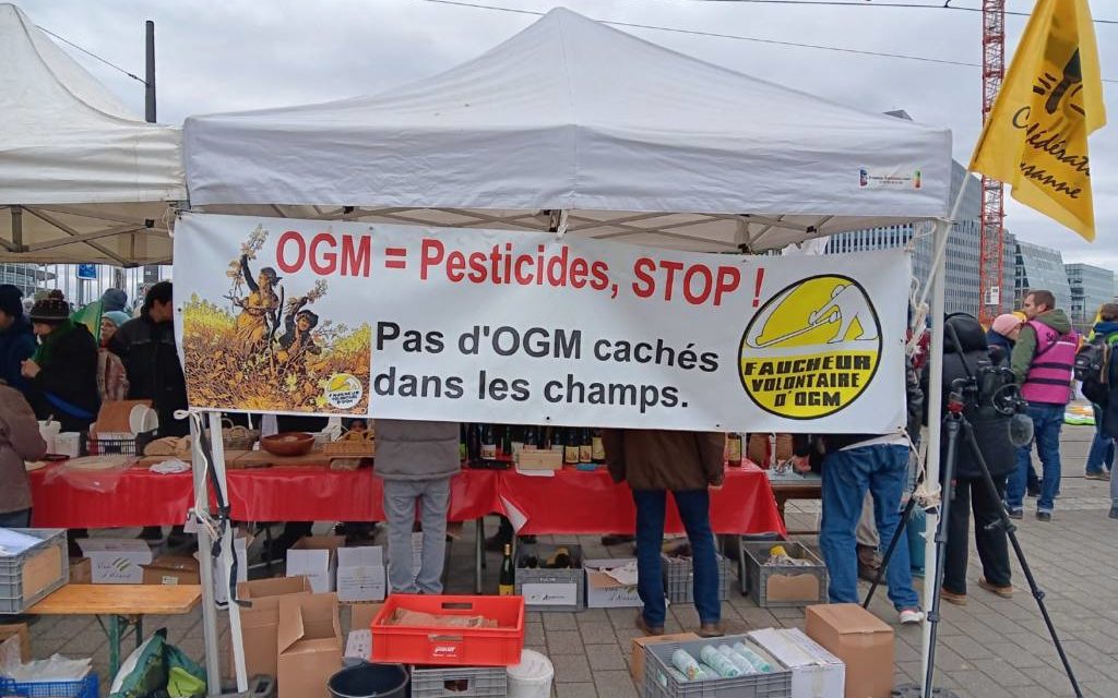 Nouveaux OGM assouplis au Parlement de Strasbourg : une manifestation et des interventions de députés