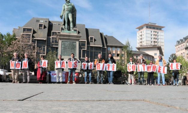 Nouvelle manifestation contre l&rsquo;austérité culturelle à Strasbourg