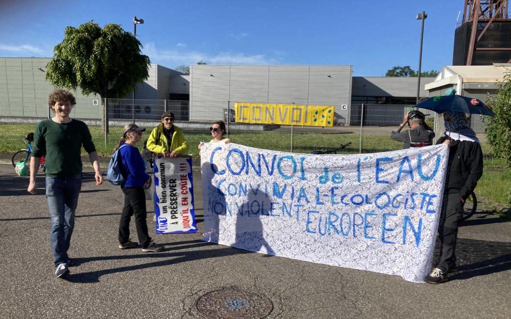 A Mulhouse-Wittelsheim, un convoi de l&rsquo;eau 2024 au départ du site de Stocamine