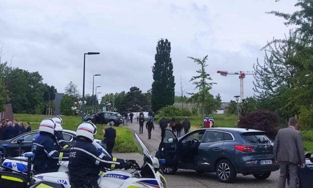 Mulhouse : la ministre de l&rsquo;Enseignement supérieur en visite sur le campus de l&rsquo;Illberg sous haute protection policière…