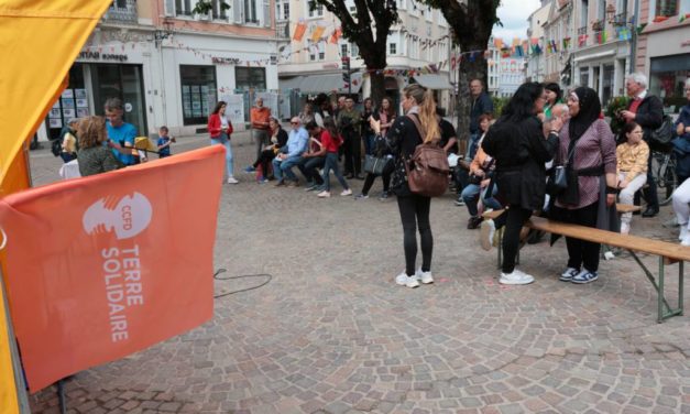 A Mulhouse, le collectif « Urgence welcome » et CCFD Terre solidaire donnent libre voix aux migrants