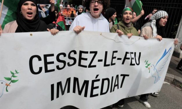 A Mulhouse, une seconde manifestation en faveur de la Palestine en une semaine