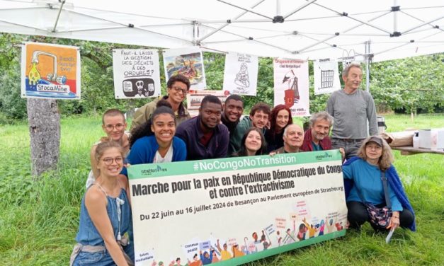 Au « moulin nature » de Lutterbach, près de Mulhouse, une marche contre l’extractivisme et pour la paix en République du Congo