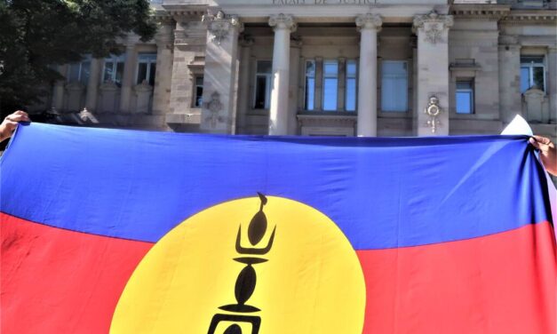Manifestation des Kanaks à Strasbourg en soutien aux indépendantistes emprisonnés