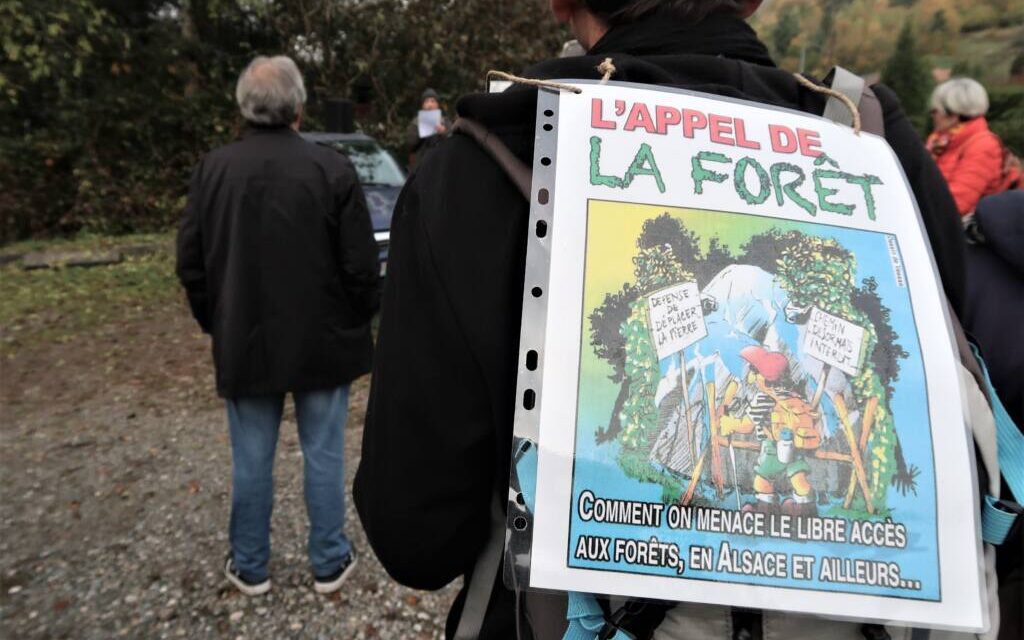 Une nouvelle marche pour la dépénalisation de l&rsquo;accès à la nature à Ermensbach près de Masevaux