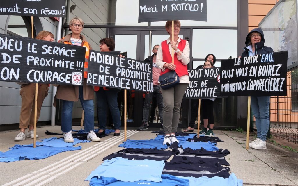 Communauté de communes de Guebwiller : nouvelle mobilisation pour défendre l&rsquo;opérateur chargé de la distribution de l&rsquo;eau