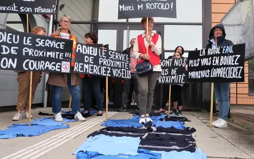 Communauté de communes de Guebwiller : nouvelle mobilisation pour défendre l&rsquo;opérateur chargé de la distribution de l&rsquo;eau