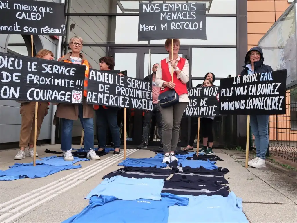 Communauté de communes de Guebwiller : nouvelle mobilisation pour défendre l’opérateur chargé de la distribution de l’eau