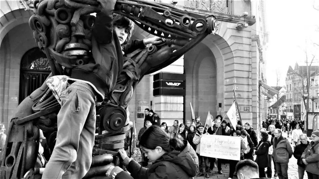 A Mulhouse, une manifestation pour la journée internationale des migrants
