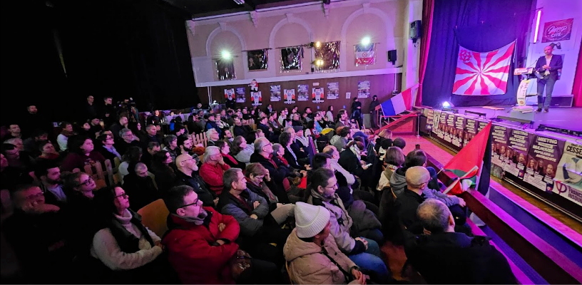 Manuel Bompard, en meeting à Mulhouse, ouvre la porte à une fusion avec la liste « Mulhouse en Commun »