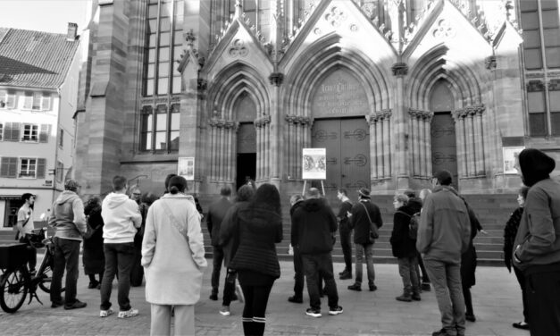 A Mulhouse, un rassemblement contre une guerre illégale menée en Iran par les USA et Israël