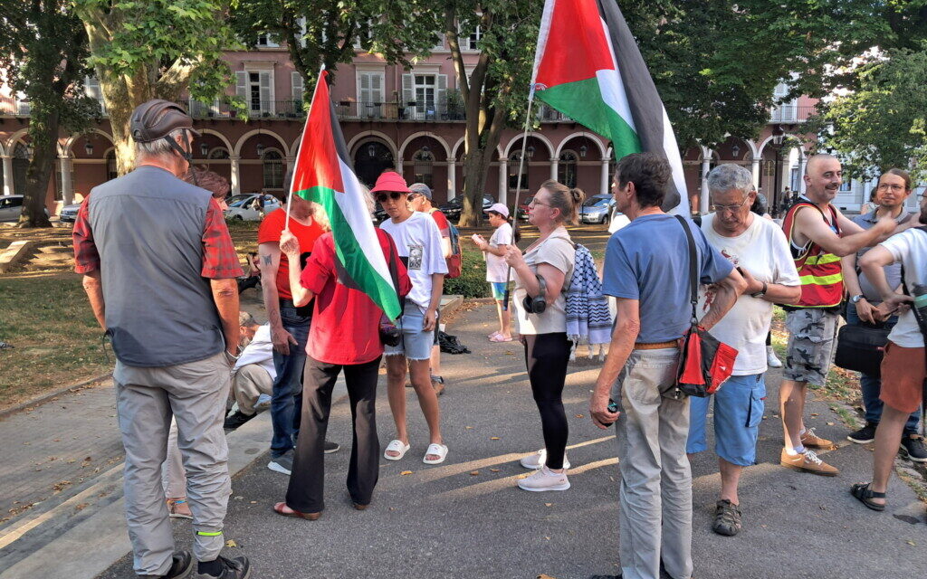 A Mulhouse, un rassemblement pour demander la relaxe d&rsquo;Anasse Kazib