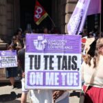 Devant le tribunal de Mulhouse, un rassemblement pour une « loi cadre intégrale » contre les violences sexuelles