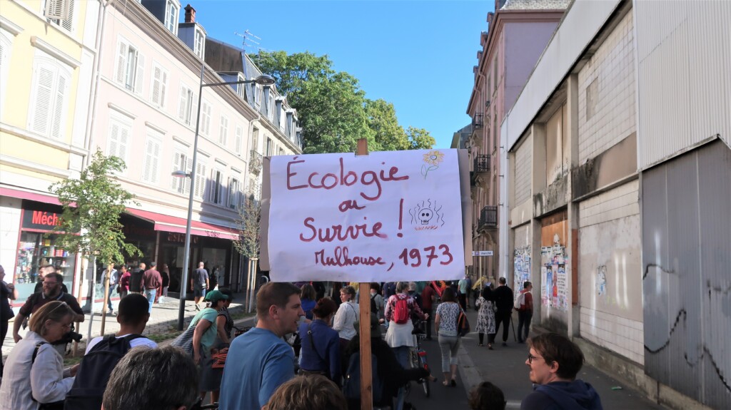 « Nous refusons le cynisme, nous refusons la fatalité » : plus de 250 personnes marchent pour le climat à Mulhouse, et 2500 en Alsace