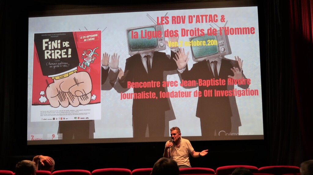Le journaliste Jean-Baptiste Rivoire au cinéma Bel-Air de Mulhouse : « L&rsquo;information, c&rsquo;est un putain de combat »